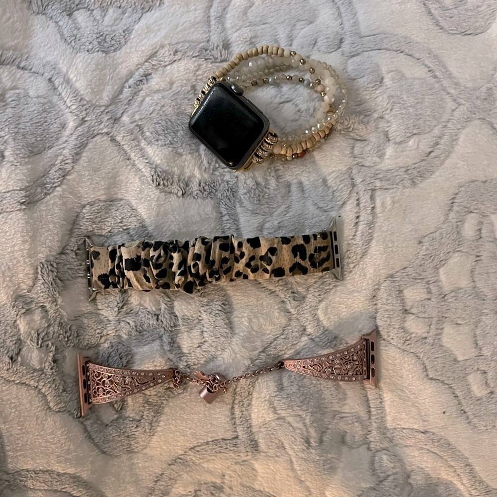 apple watch with accessory bands